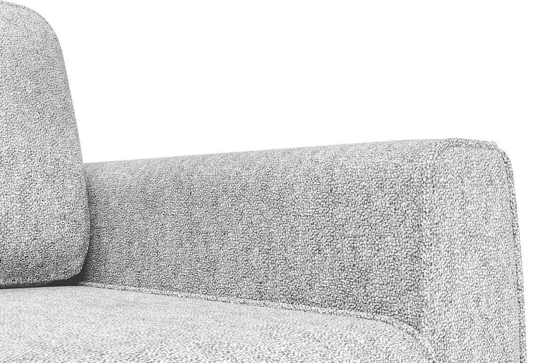 Женева 2S2P / Диван - кровать (еврокнижка) велюр bubble 2 светло-серый